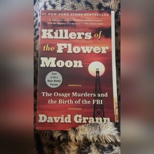 Killers of the Flower Moon David Grann Paperback Book